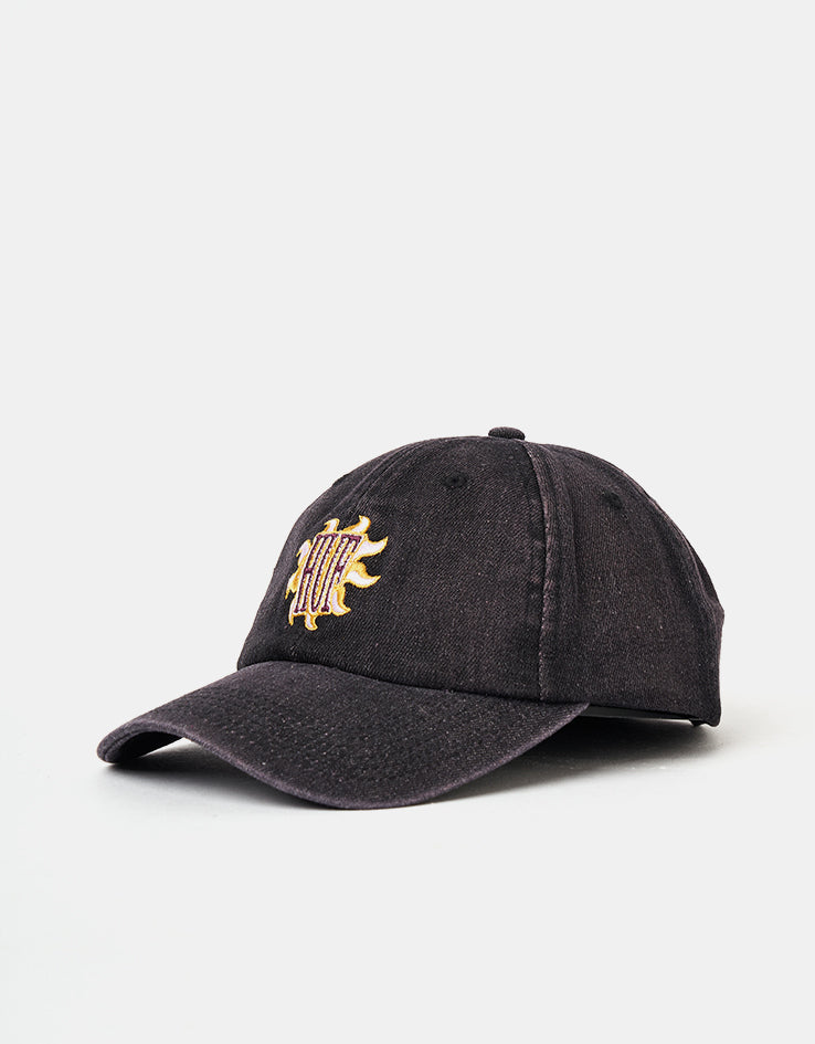 HUF Apollo Denim 6 Panel Curved Visor Cap - Dust Purple