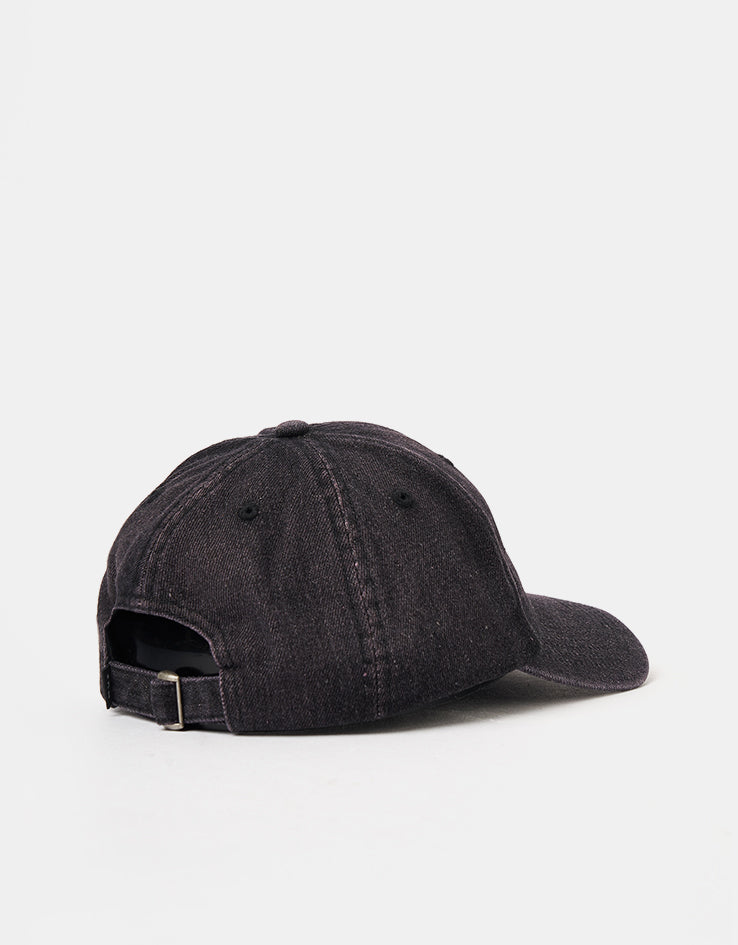 HUF Apollo Denim 6 Panel Curved Visor Cap - Dust Purple