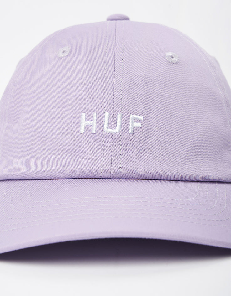 HUF Set OG Logo Curved Visor Cap - Dust Purple