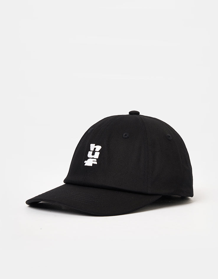 HUF Megablast 6 Panel Curved Visor Cap - Black