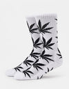 HUF Plantlife Crew Socks - White