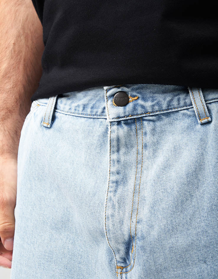 Carhartt WIP Single Knee Pant - Blue Heavy Stone Bleached