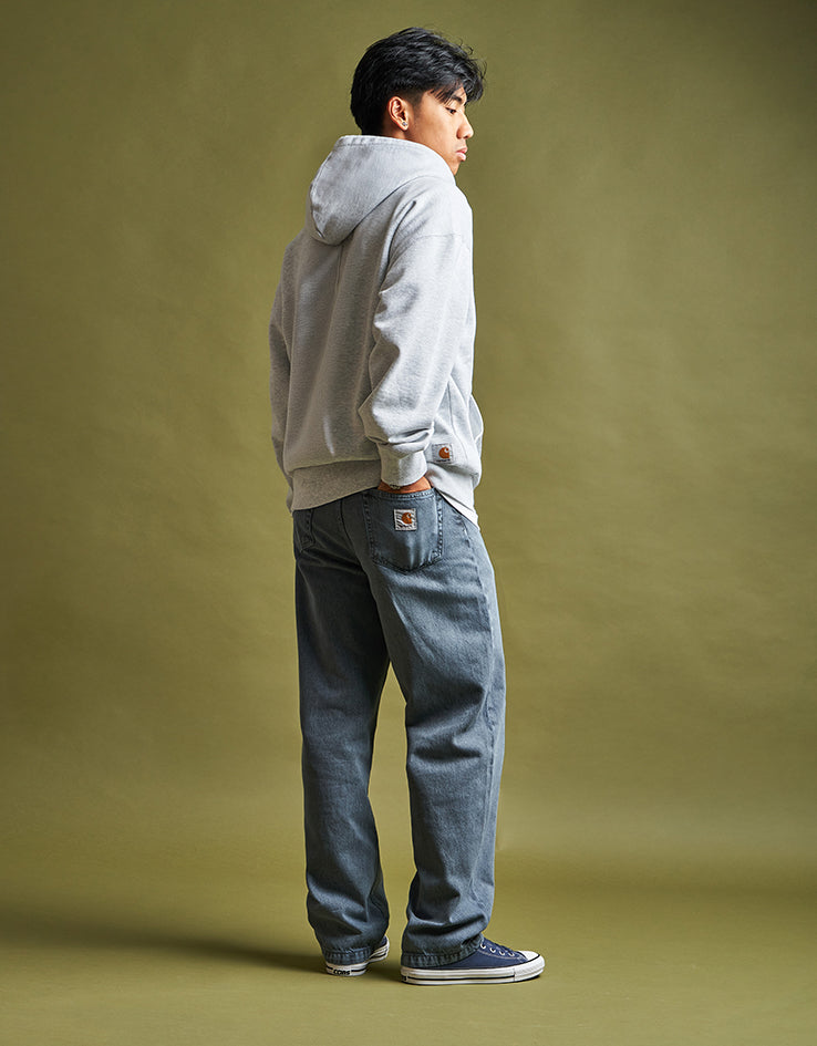 Carhartt WIP Landon Pant - Black/Blue Fog (Garment Dyed)