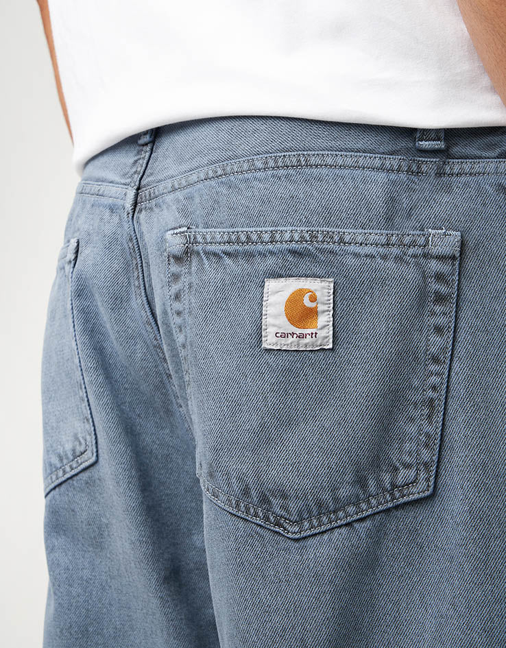 Carhartt WIP Landon Pant - Black/Blue Fog (Garment Dyed)