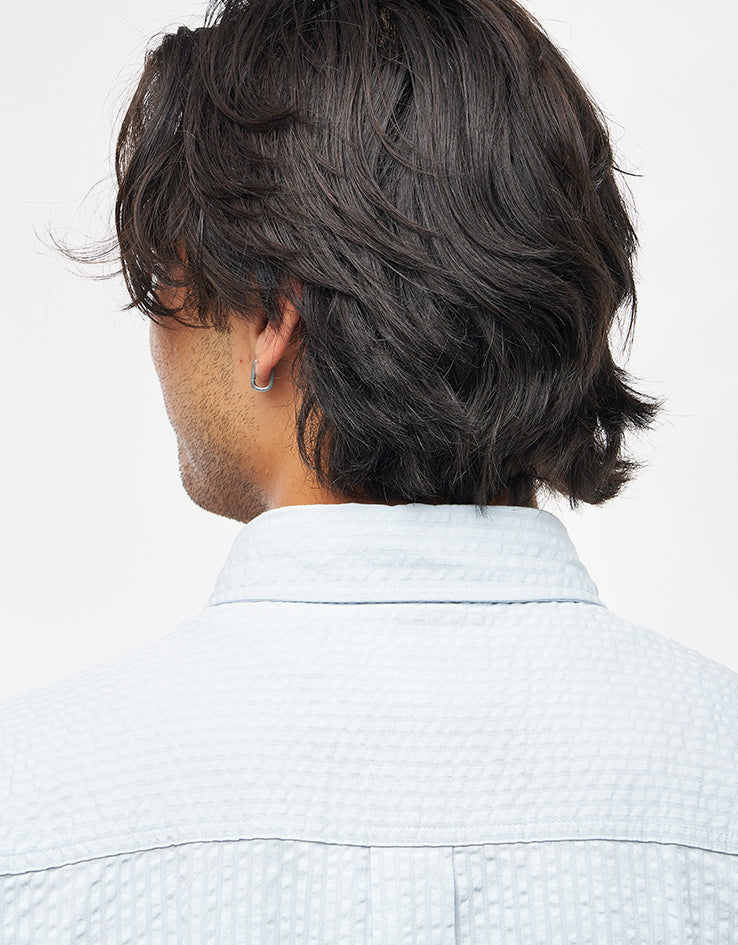 Carhartt WIP Toland S/S Shirt - Toland Stripe/Blue Fog