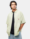 Carhartt WIP Toland S/S Shirt - Toland Stripe/Pale Olive