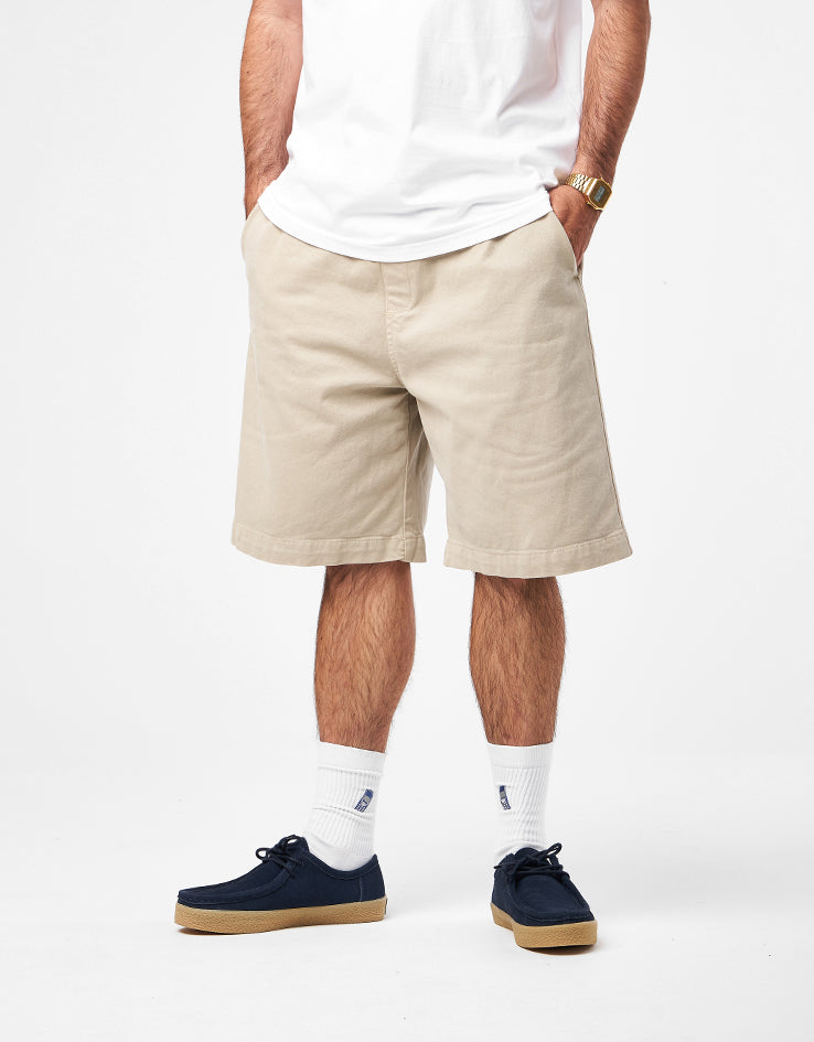 Carhartt WIP Floyde Stretch Twill Shorts - Wall (Garment Dyed)