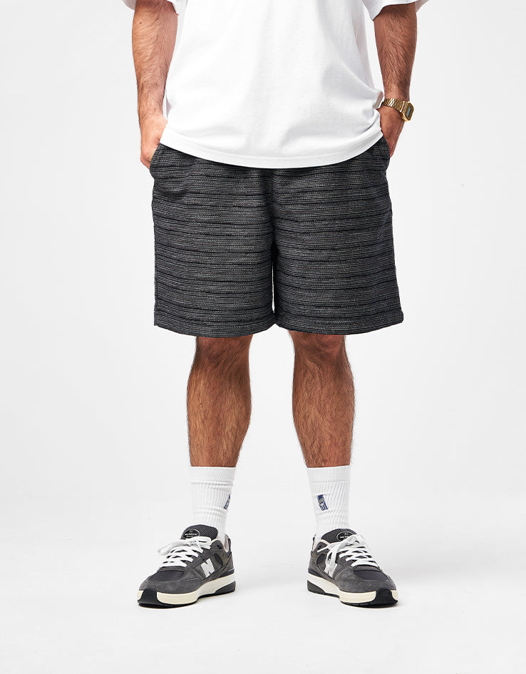 Carhartt WIP Gellar Jacquard Shorts - Gellar Stripe/Black (Rinsed)