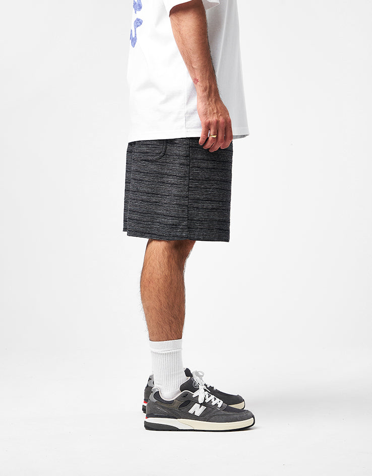 Carhartt WIP Gellar Jacquard Shorts - Gellar Stripe/Black (Rinsed)