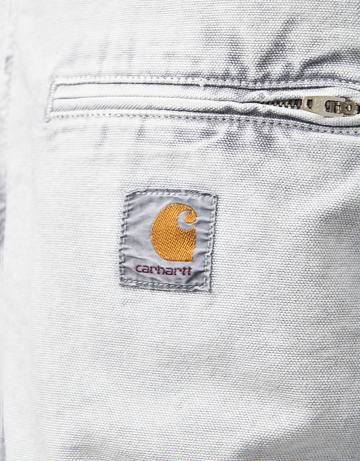 Carhartt WIP OG Detroit Jacket - Black/Black (Chalk Wash)