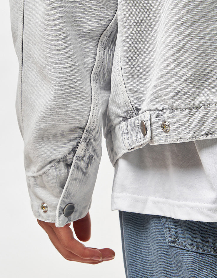 Carhartt WIP OG Detroit Jacket - Black/Black (Chalk Wash)