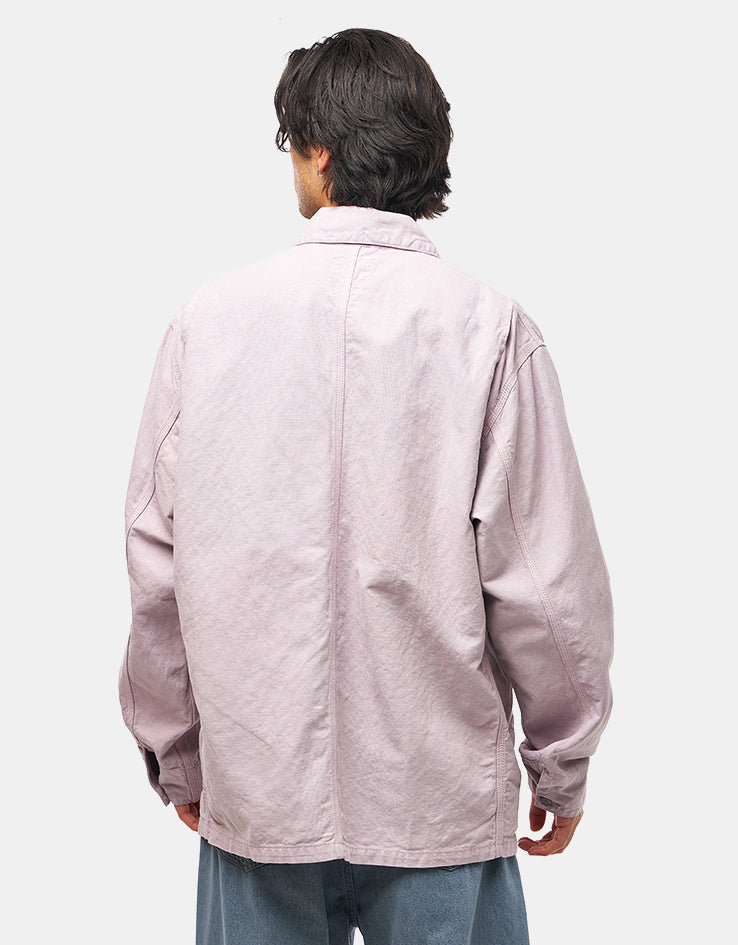 Carhartt WIP Walter Chore Coat - Pink Fog (Garment Dyed)