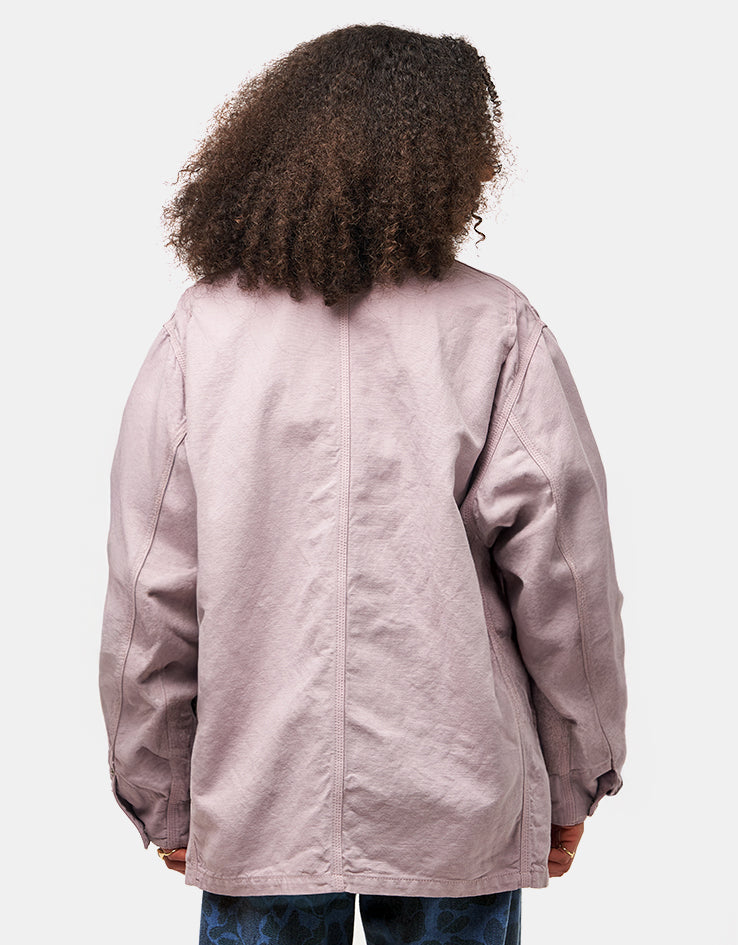 Carhartt WIP Walter Chore Coat - Pink Fog (Garment Dyed)