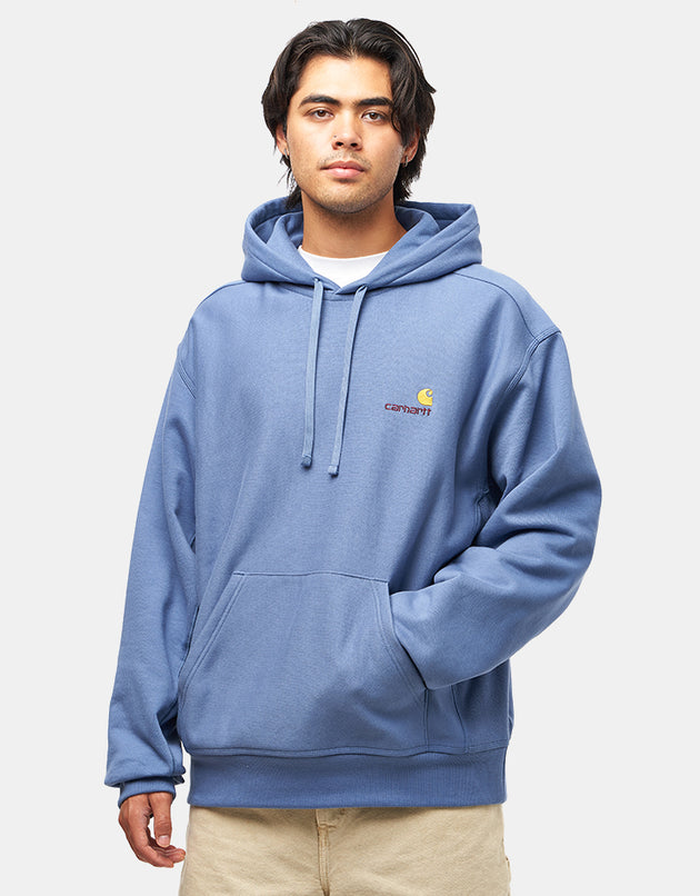 Carhartt WIP Hooded American Script Sweatshirt - Sorrent