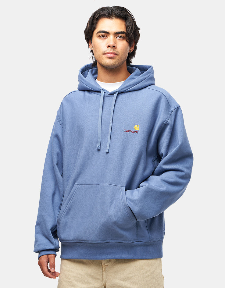 Carhartt WIP Hooded American Script Sweatshirt - Sorrent