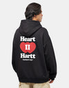Carhartt WIP Heart II Hartt Hooded Sweat Jacket - Black