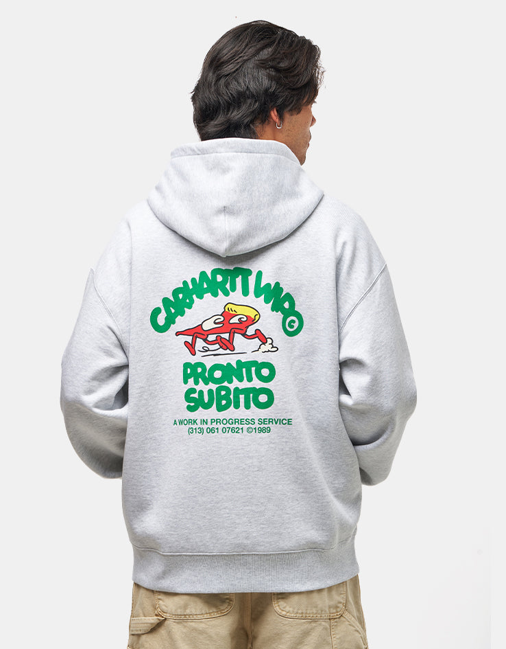 Carhartt WIP Pronto Hooded Sweat Jacket - Ash Heather