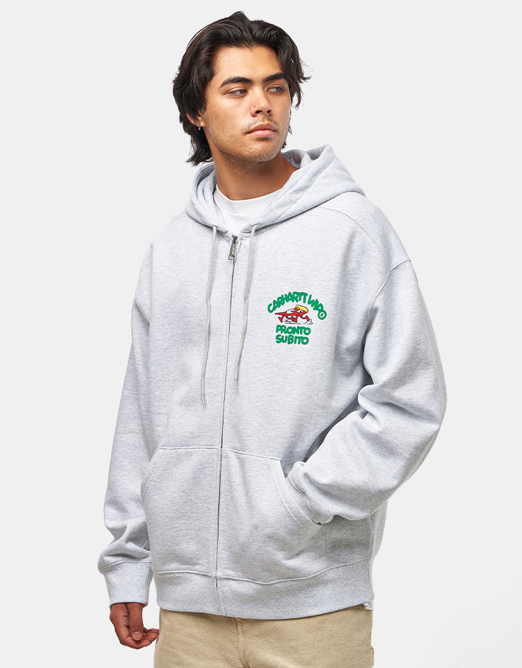 Carhartt WIP Pronto Hooded Sweat Jacket - Ash Heather