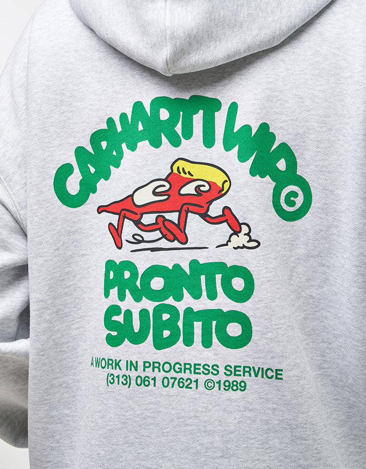 Carhartt WIP Pronto Hooded Sweat Jacket - Ash Heather