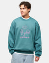 Carhartt WIP Masterpiece Sweatshirt - Saguaro/Pink