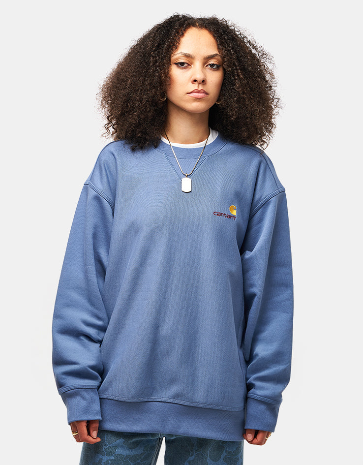 Carhartt WIP American Script Sweatshirt - Sorrent