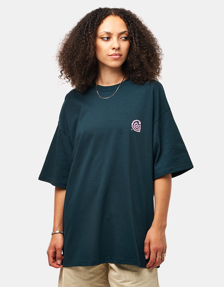 Carhartt WIP Helix T-Shirt - Deep Lagoon