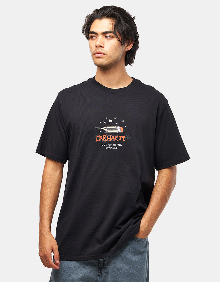 Carhartt WIP Work Life Romance T-Shirt - Black