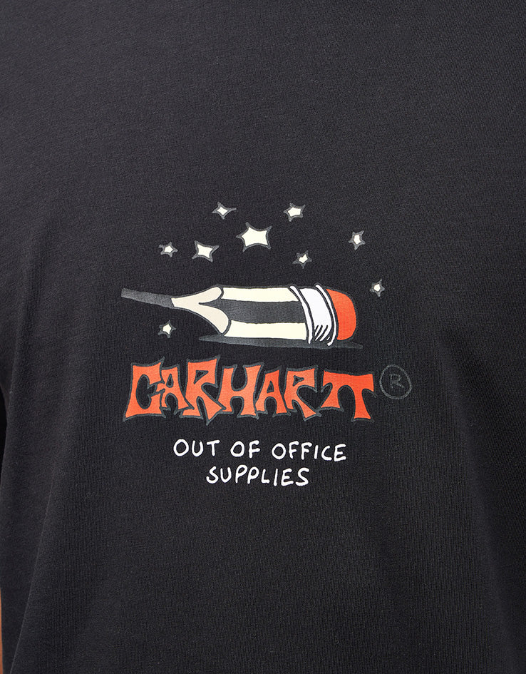 Carhartt WIP Work Life Romance T-Shirt - Black
