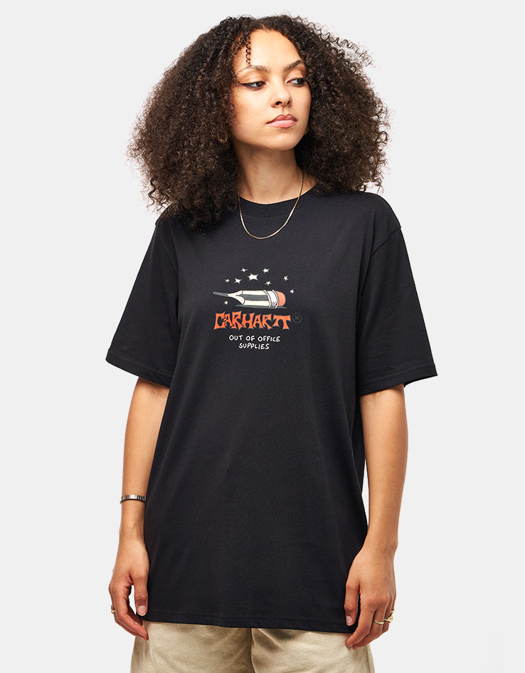 Carhartt WIP Work Life Romance T-Shirt - Black