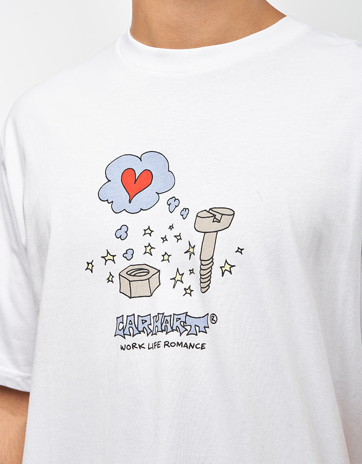 Carhartt WIP Work Life Romance T-Shirt - White