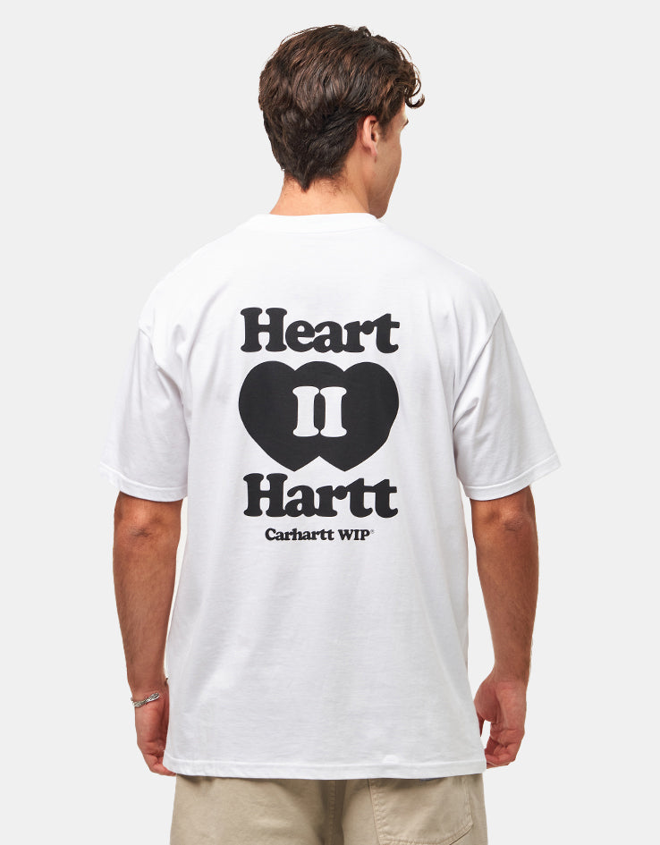Carhartt WIP Heart II Hartt T-Shirt - White