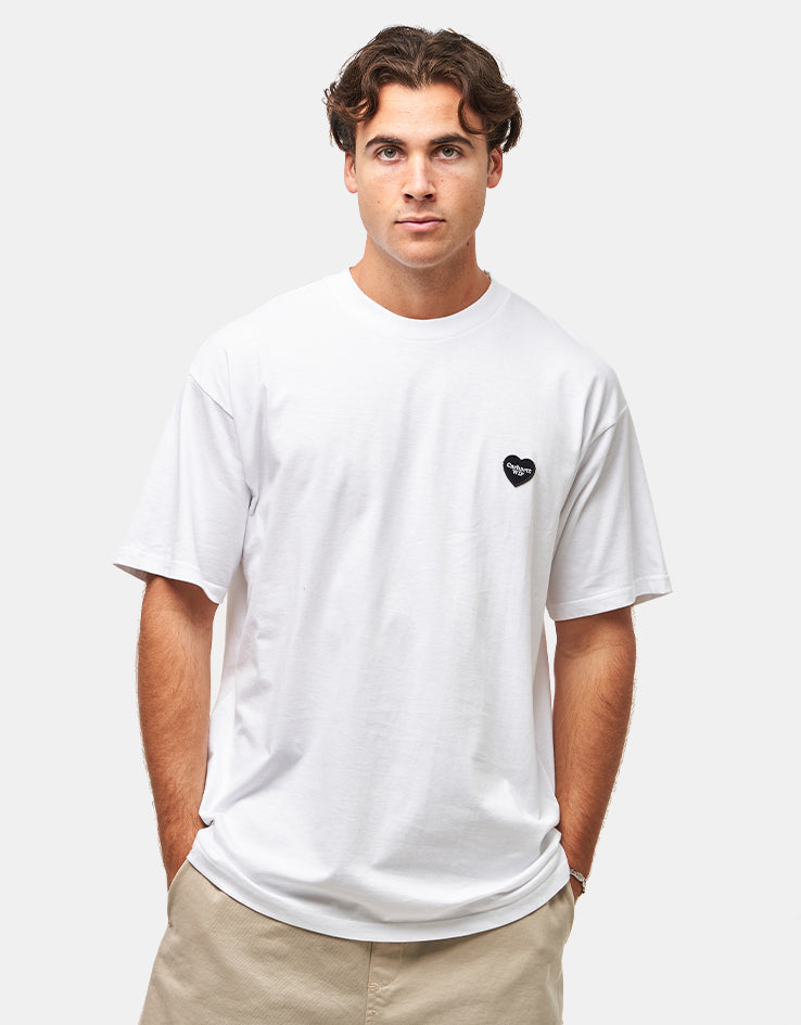 Carhartt WIP Heart II Hartt T-Shirt - White