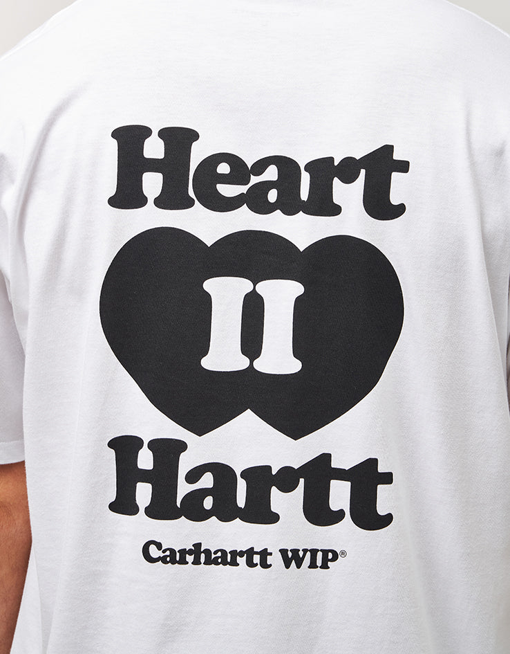Carhartt WIP Heart II Hartt T-Shirt - White