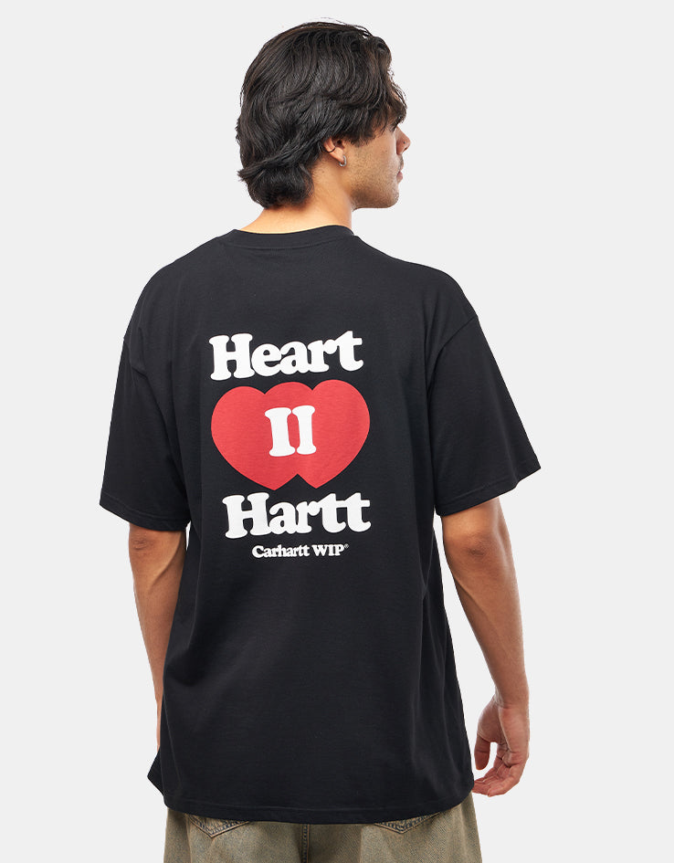 Carhartt WIP Heart II Hartt T-Shirt - Black