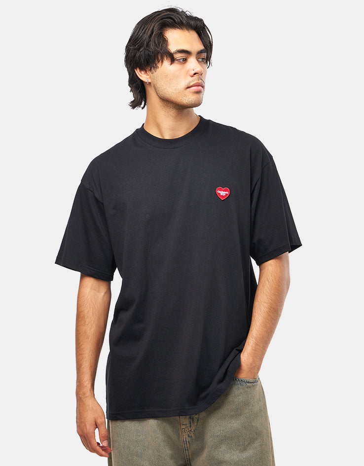 Carhartt WIP Heart II Hartt T-Shirt - Black
