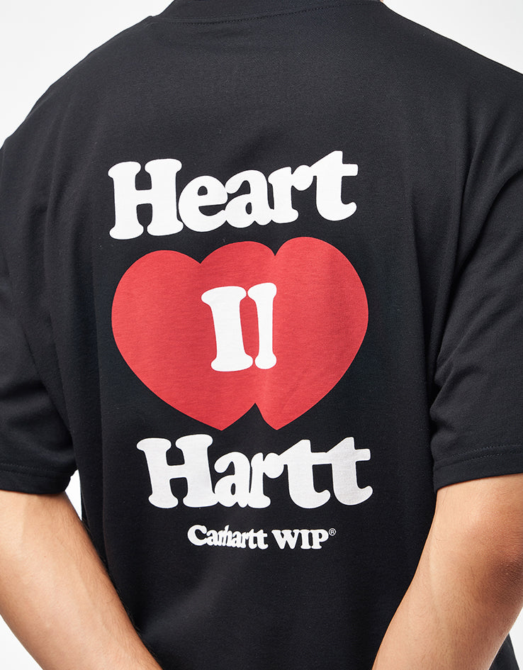 Carhartt WIP Heart II Hartt T-Shirt - Black