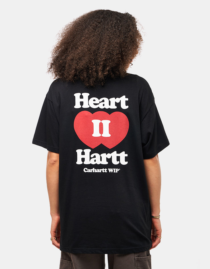 Carhartt WIP Heart II Hartt T-Shirt - Black