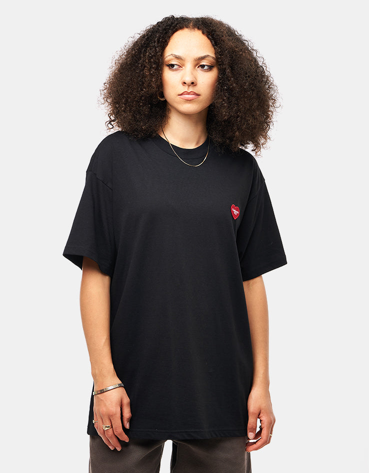 Carhartt WIP Heart II Hartt T-Shirt - Black