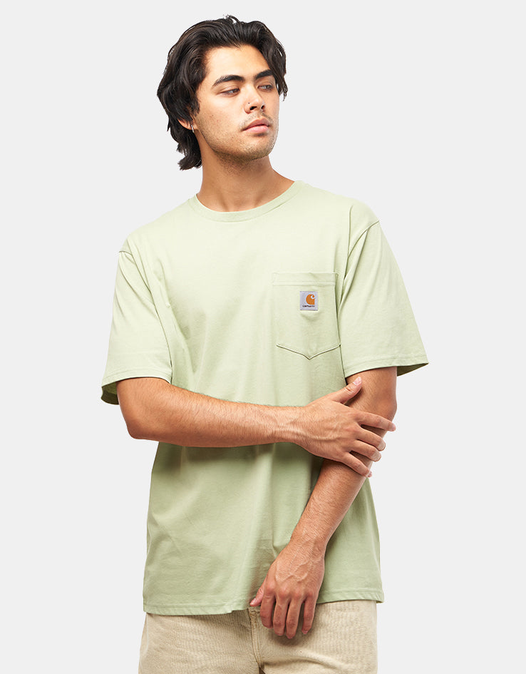 Carhartt WIP S/S Pocket T-Shirt - Pale Olive