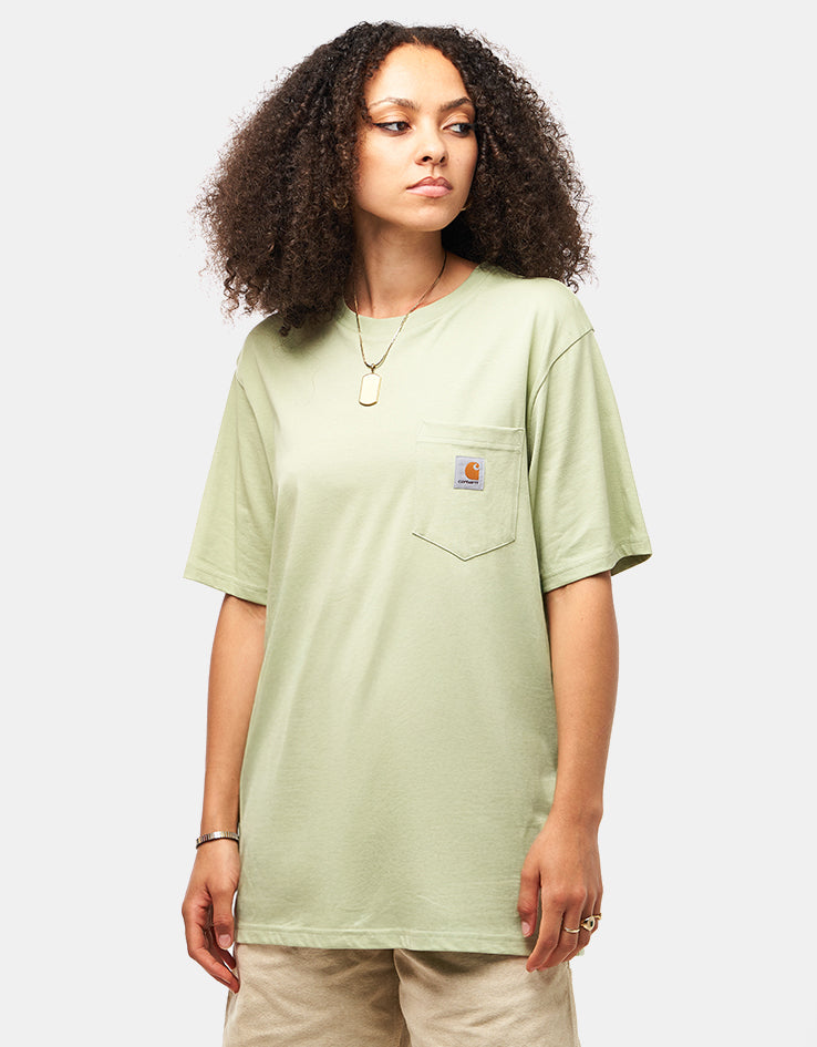 Carhartt WIP S/S Pocket T-Shirt - Pale Olive