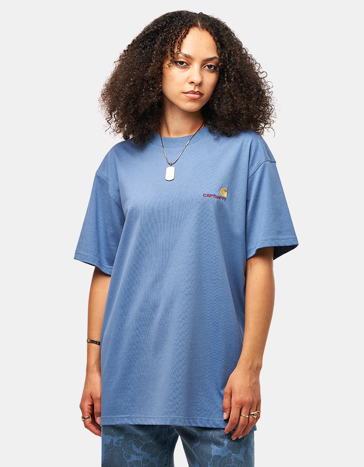 Carhartt WIP S/S American Script T-Shirt - Sorrent