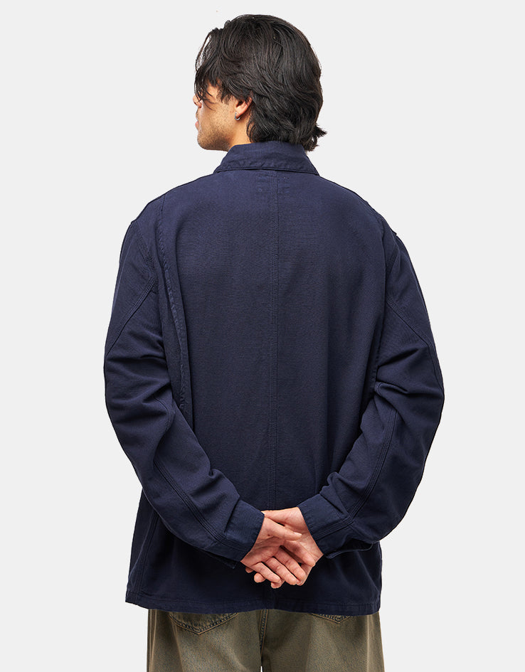 Carhartt WIP Walter Chore Coat - Dark Navy (Garment Dyed)