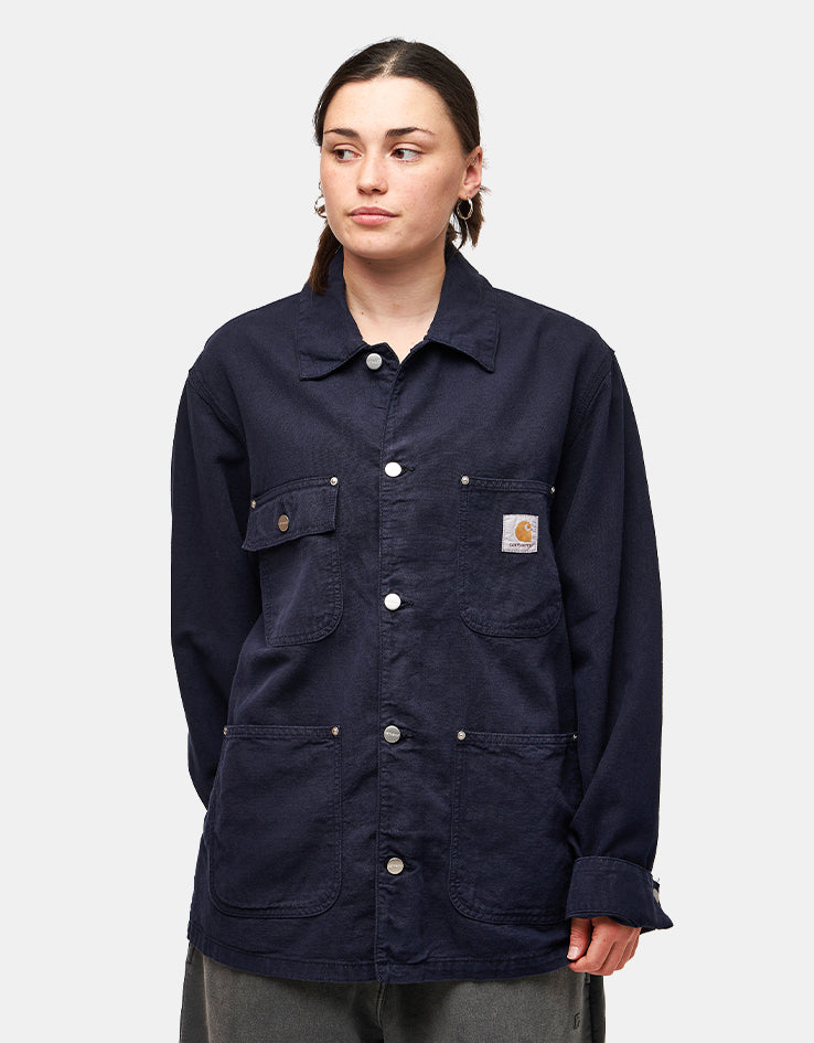 Carhartt WIP Walter Chore Coat - Dark Navy (Garment Dyed)