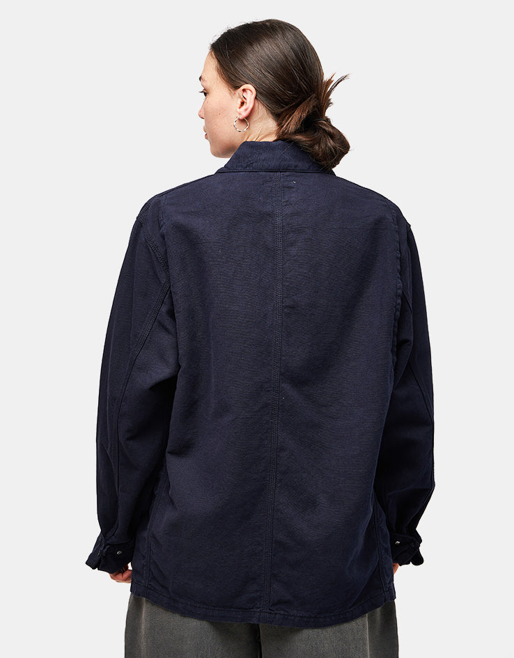 Carhartt WIP Walter Chore Coat - Dark Navy (Garment Dyed)