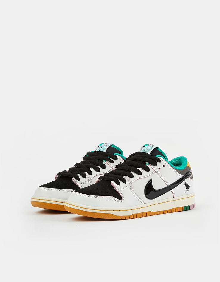 Nike SB 'CSEF' Dunk Low Pro QS Skate Shoes - Summit White/Black-White-Iron Grey