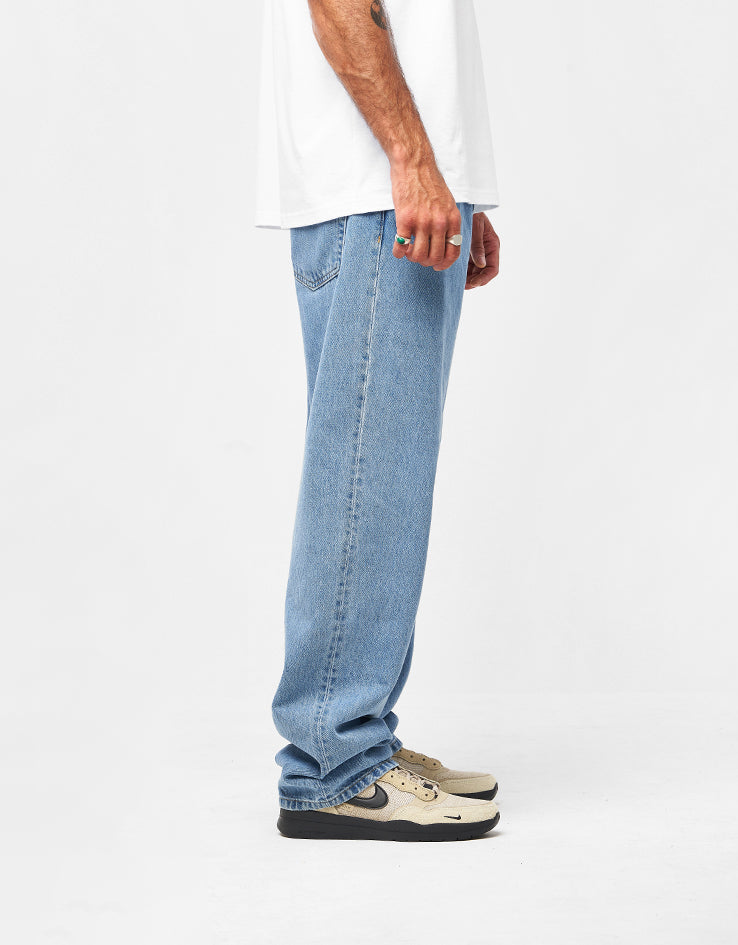 Carhartt WIP Aaron Pant - Blue (Stone Bleached)