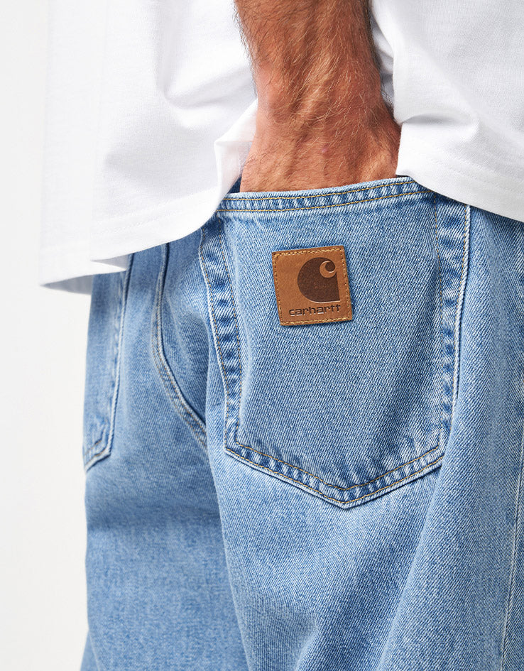 Carhartt WIP Aaron Pant - Blue (Stone Bleached)