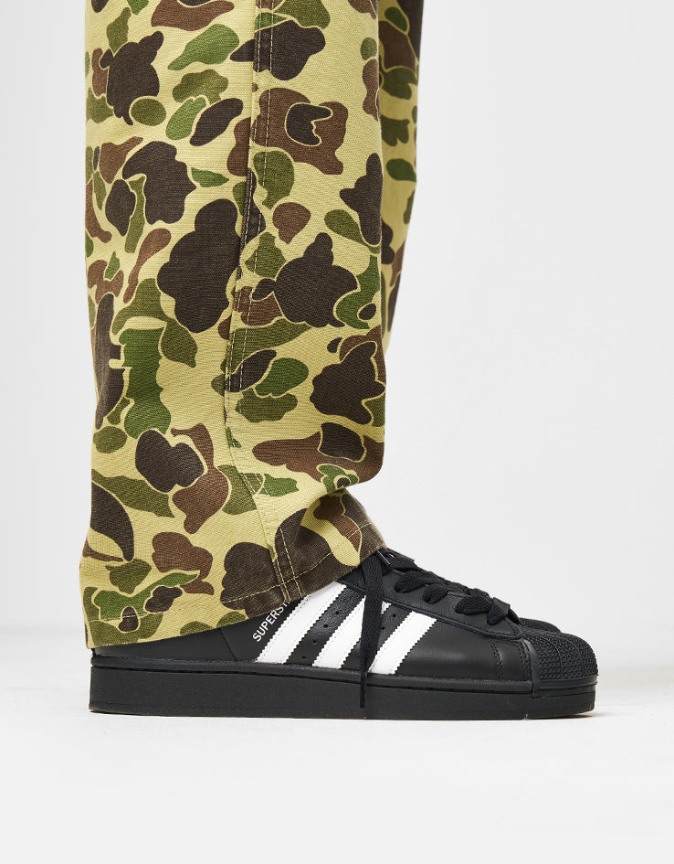 Carhartt WIP Single Knee Pant - Camo Duck/Green (Stone Washed)