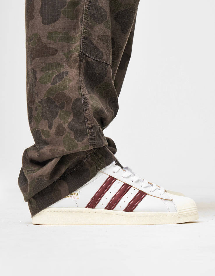 Carhartt WIP Duck Cargo Pant - Camo Duck/Green/Porphyry (Garment Dyed)