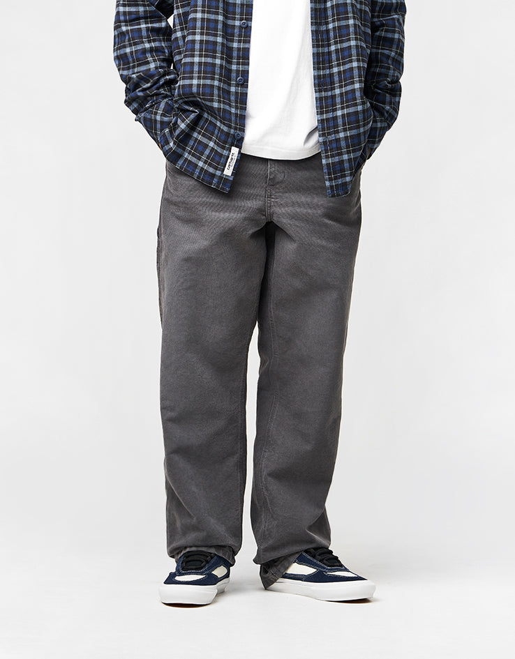 Carhartt WIP Single Knee Pant - Graphite (Stone Canvas)